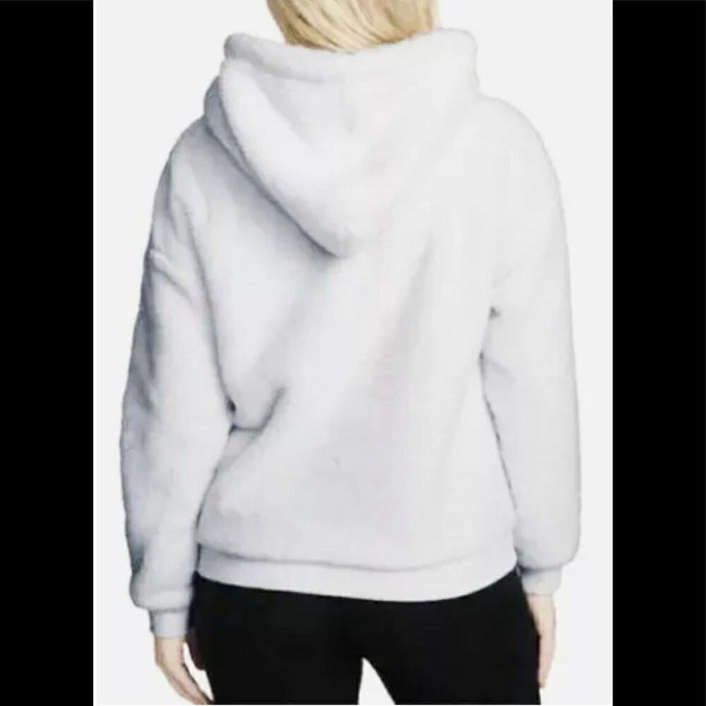 Lukka Lux Women's Sherpa Pullover White with Hood Size S. See Video